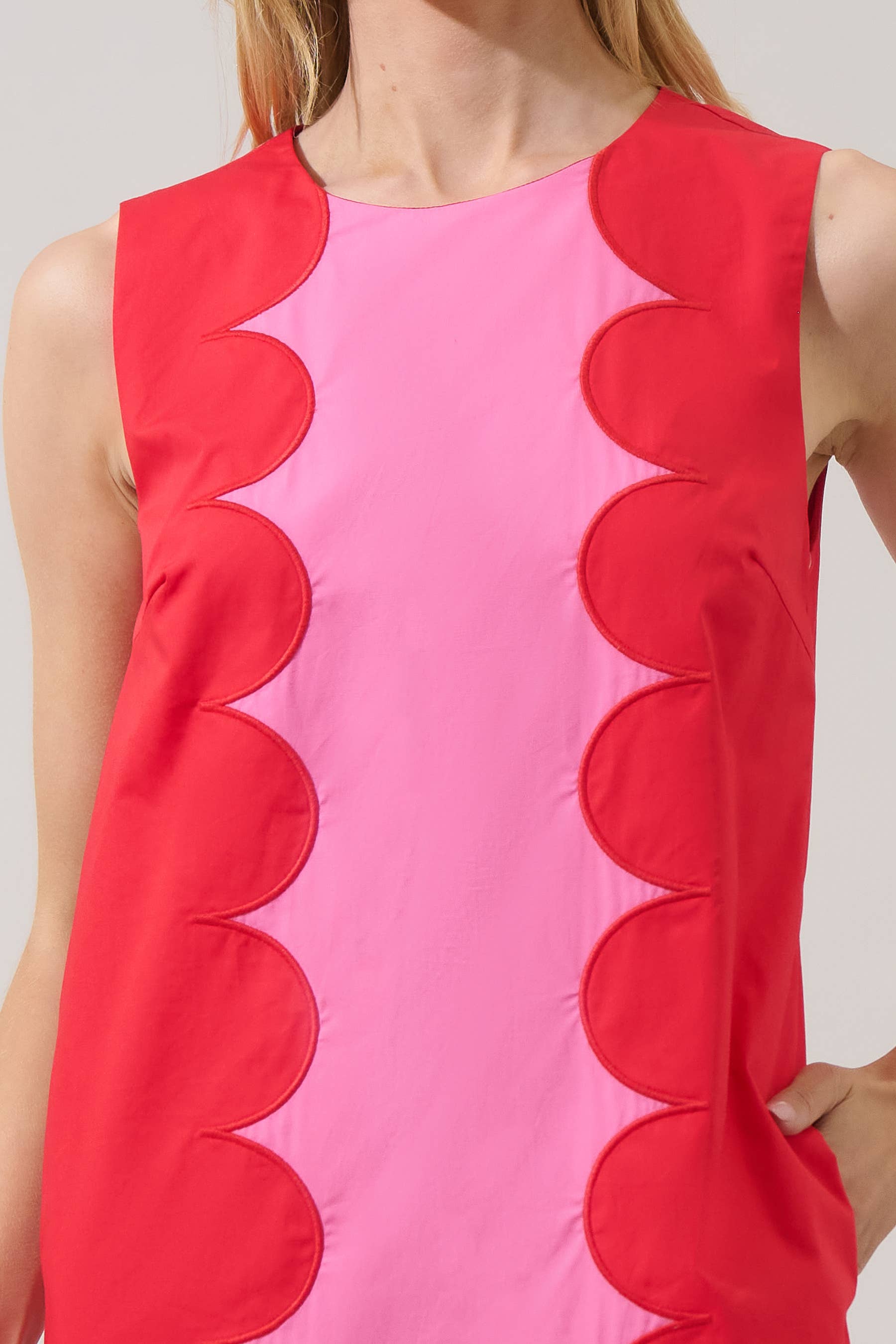 Elliana Color Block Mini Dress - The Girl on Ivy