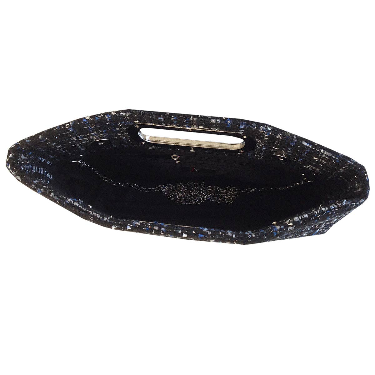 Top Handle Weaved Fabric Clutch - The Girl on Ivy