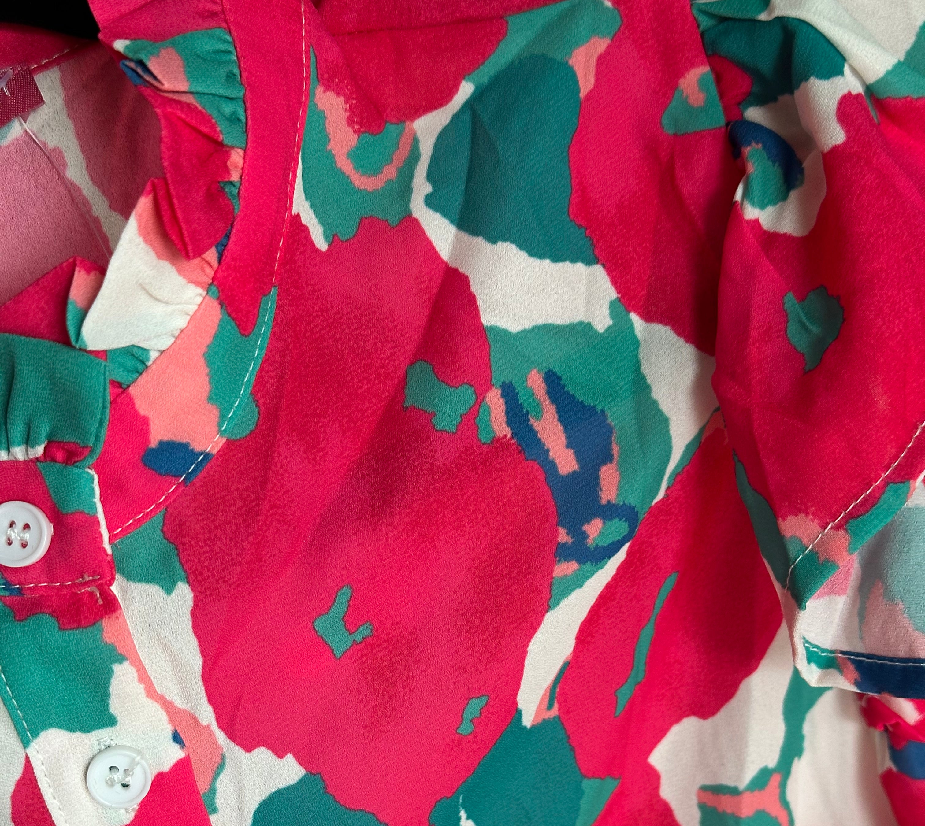 Annelle Printed Woven Top - The Girl on Ivy