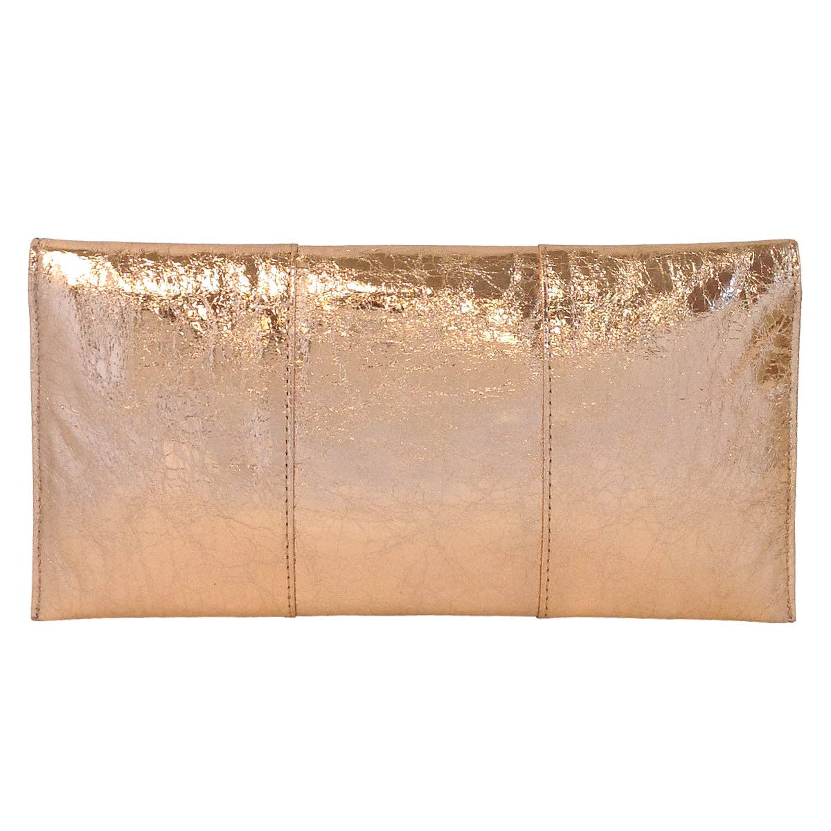 Crushed Metallic Evening Clutch - The Girl on Ivy