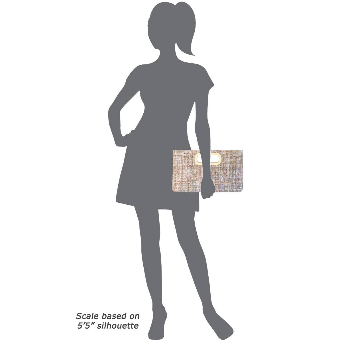 Top Handle Weaved Fabric Clutch - The Girl on Ivy