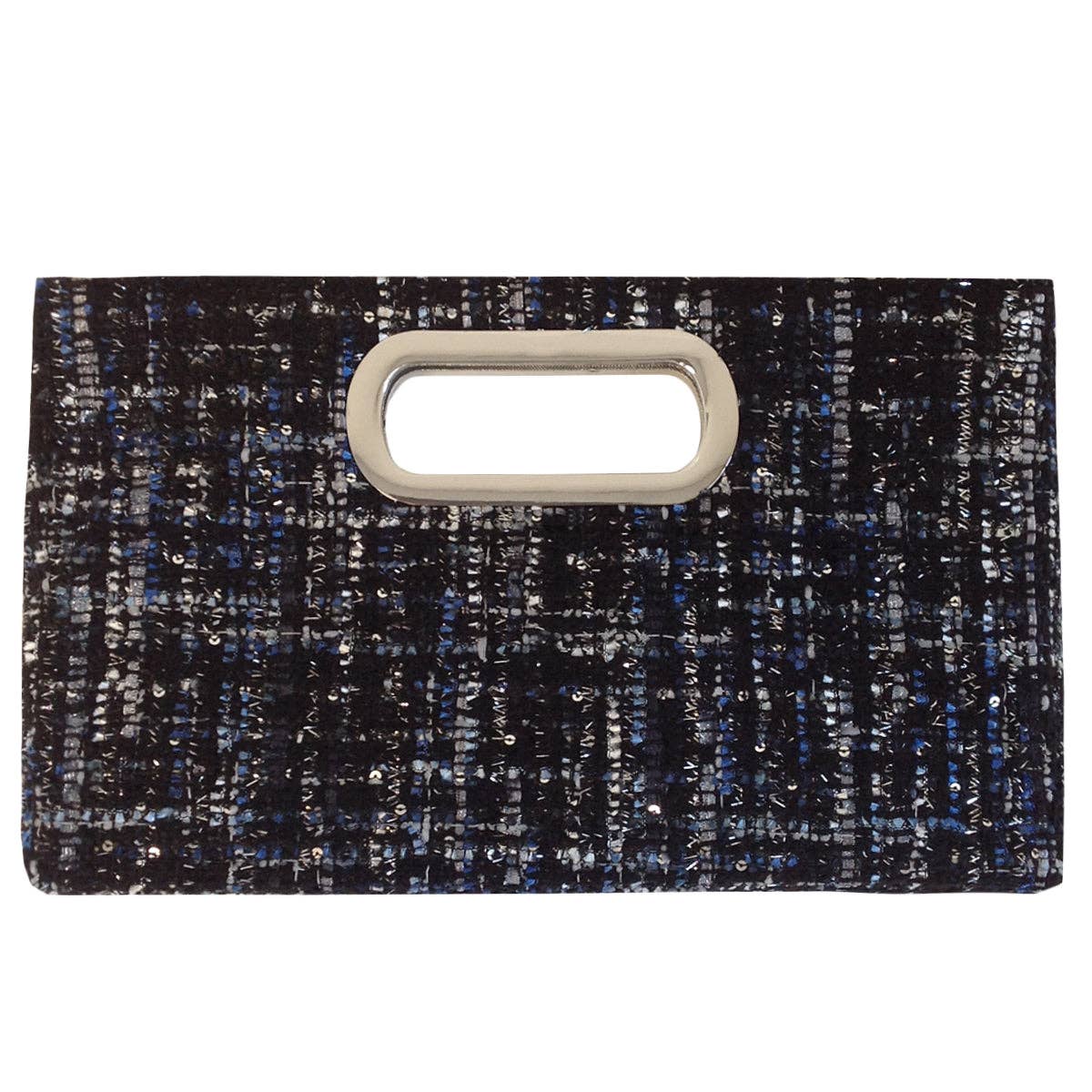 Top Handle Weaved Fabric Clutch - The Girl on Ivy