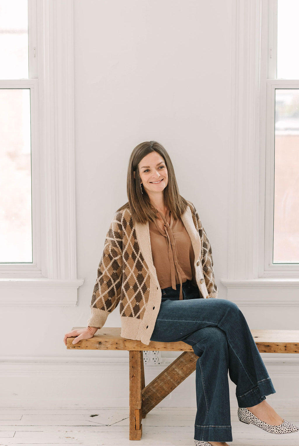 Tummy Control Hi Rise Wide Flare with Wide Hem Dark Wash - The Girl on Ivy