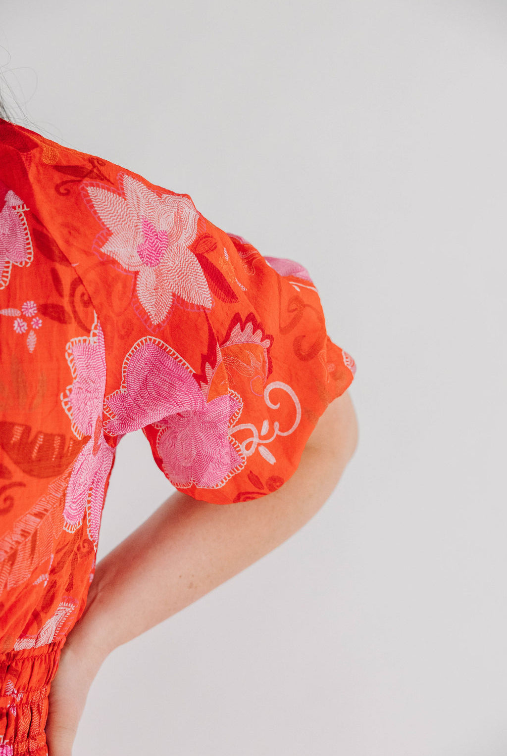 Francis Floral Puff Sleeve Tiered Maxi Dress - The Girl on Ivy