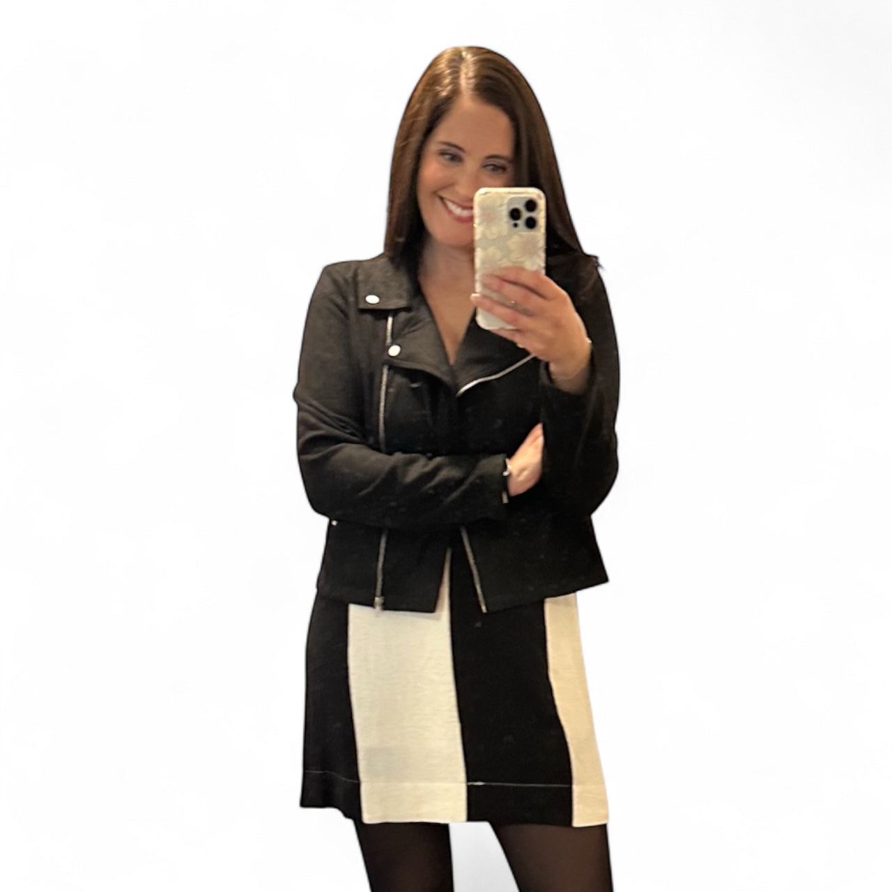 Suzanna SUEDE MOTO BIKER JACKET - The Girl on Ivy