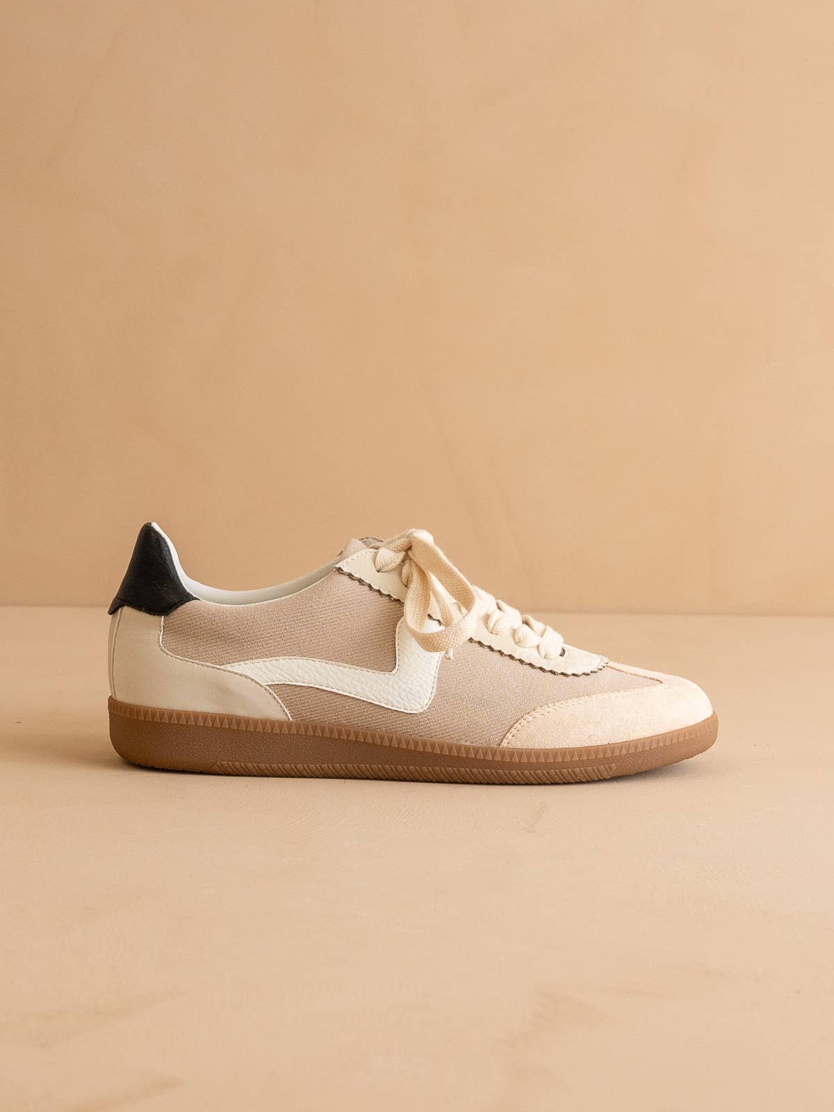 The Kyla | Almond Classic Low Top Sneakers - The Girl on Ivy
