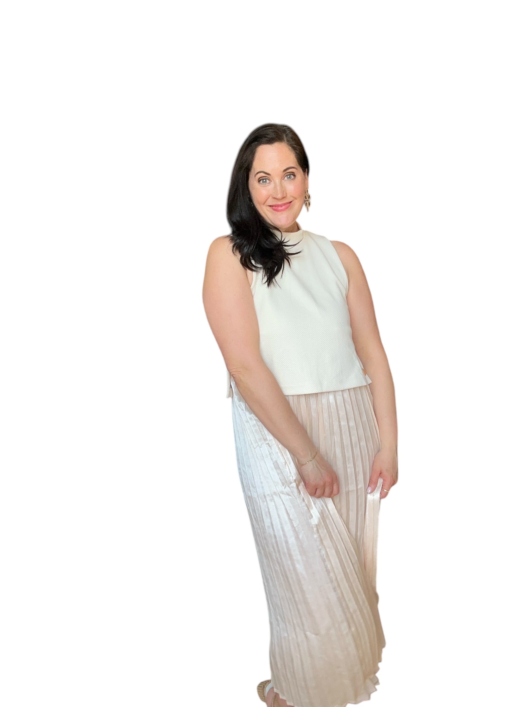 Haley THML Pleated Skirt Dress - The Girl on Ivy