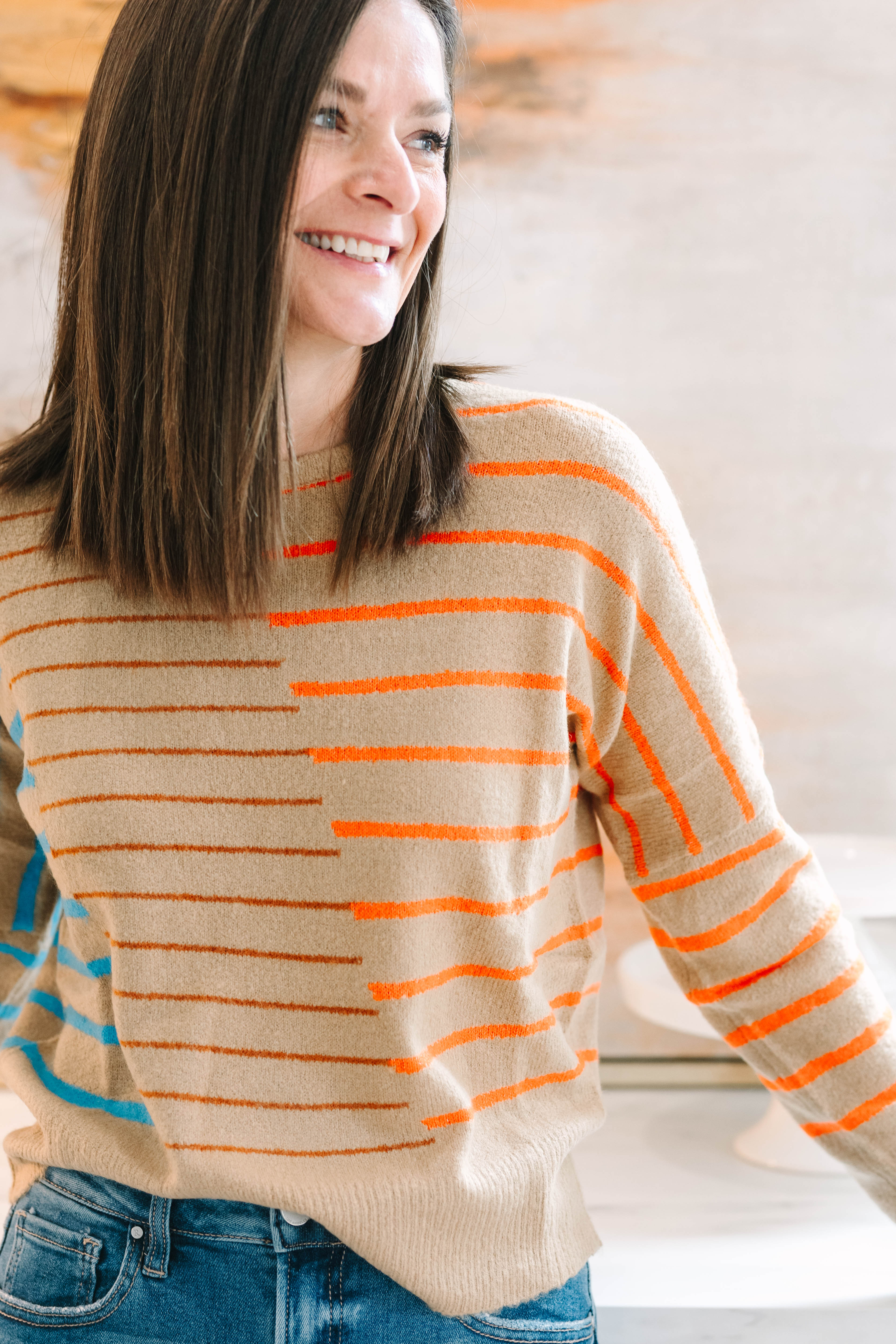 Katelyn THML Knit Stripe Sweater - The Girl on Ivy