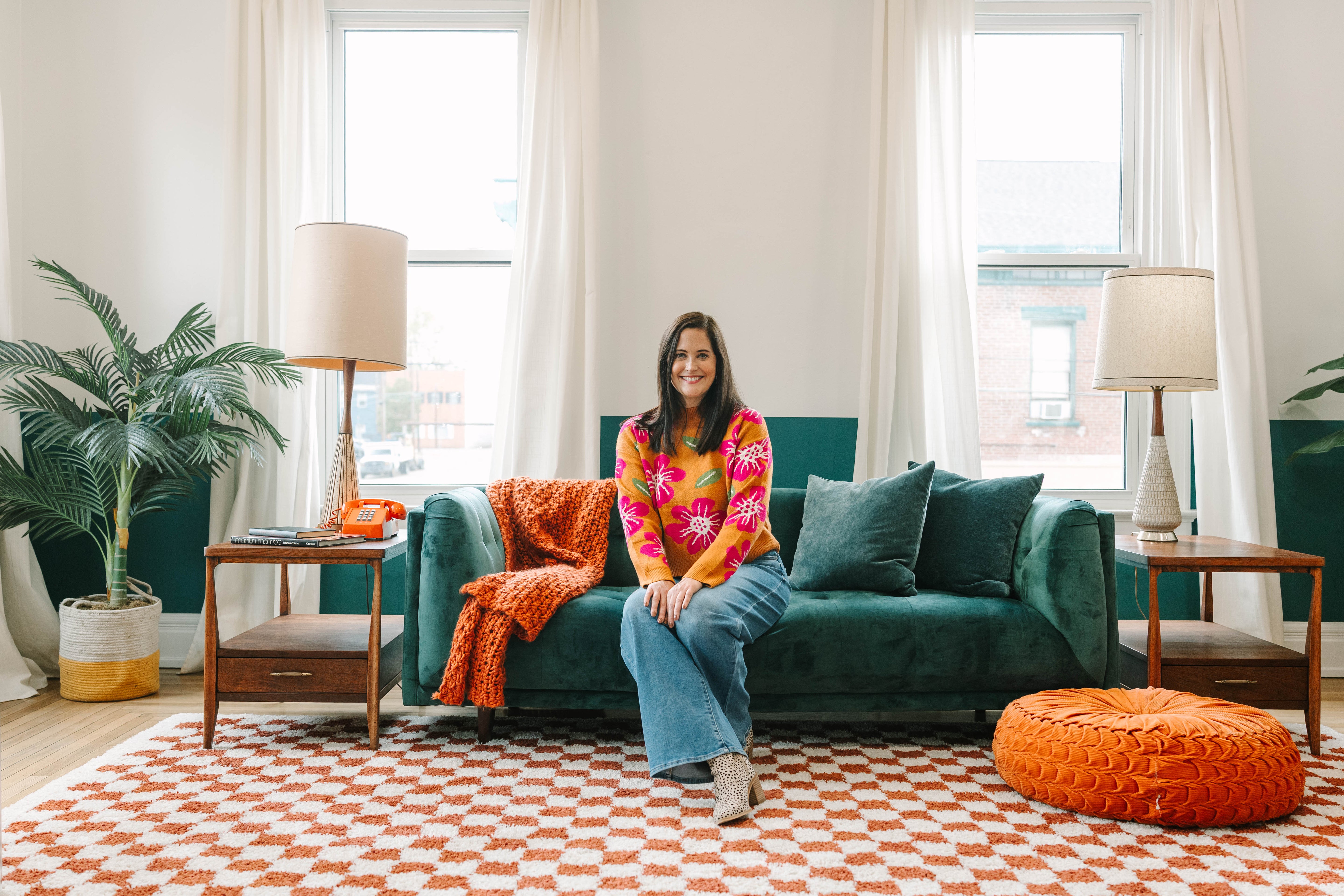 Fiona THML Flower Knit Sweater - The Girl on Ivy