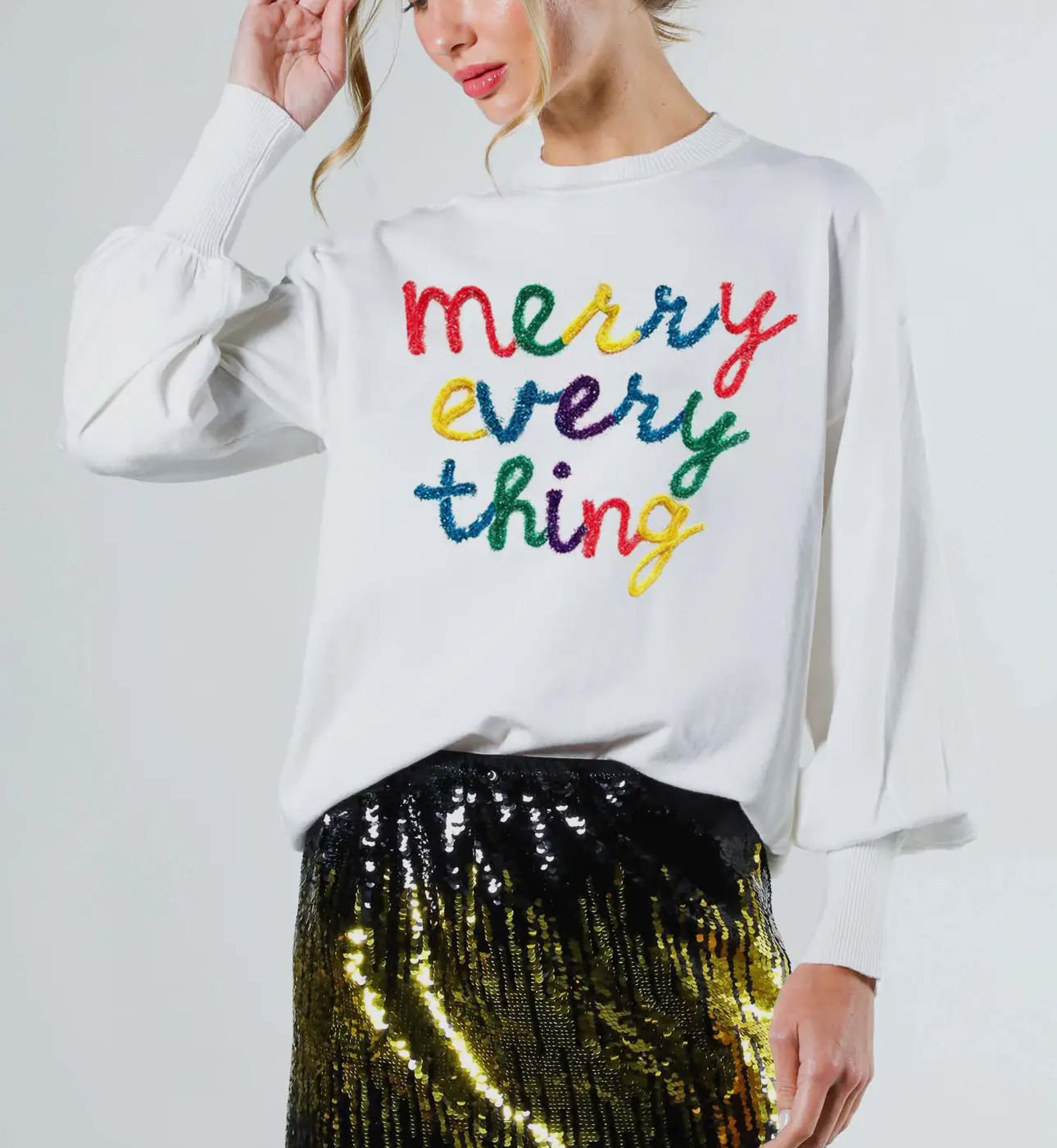 Merry Everything Sweater-Final Sale - The Girl on Ivy