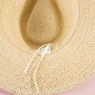 Natural Straw Cowboy Hat - The Girl on Ivy
