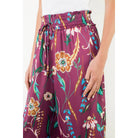Floral Smocked Waist Wide Leg Pants - The Girl on Ivy