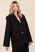 BOYFRIEND FIT BLAZER JACKET - The Girl on Ivy