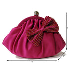 Satin Evening bag with beaded ribbon - The Girl on Ivy