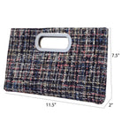 Top Handle Weaved Fabric Clutch - The Girl on Ivy