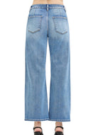 Slouchy Crop Wide Jeans - The Girl on Ivy
