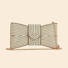 Spangle Pearl Bow Clutch Evening Bag - The Girl on Ivy