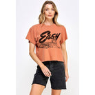 EASY TIGER VINTAGE  GRAPHIC CROP TEE - The Girl on Ivy