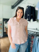 Christy Collared Shirt - The Girl on Ivy