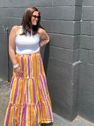 Zoe Printed Poplin Maxi Skirt - The Girl on Ivy