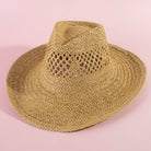 Natural Straw Cowboy Hat - The Girl on Ivy