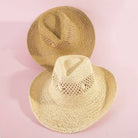 Natural Straw Cowboy Hat - The Girl on Ivy