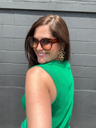 Mia Sleeveless Twist Front Top (2 color options) - The Girl on Ivy