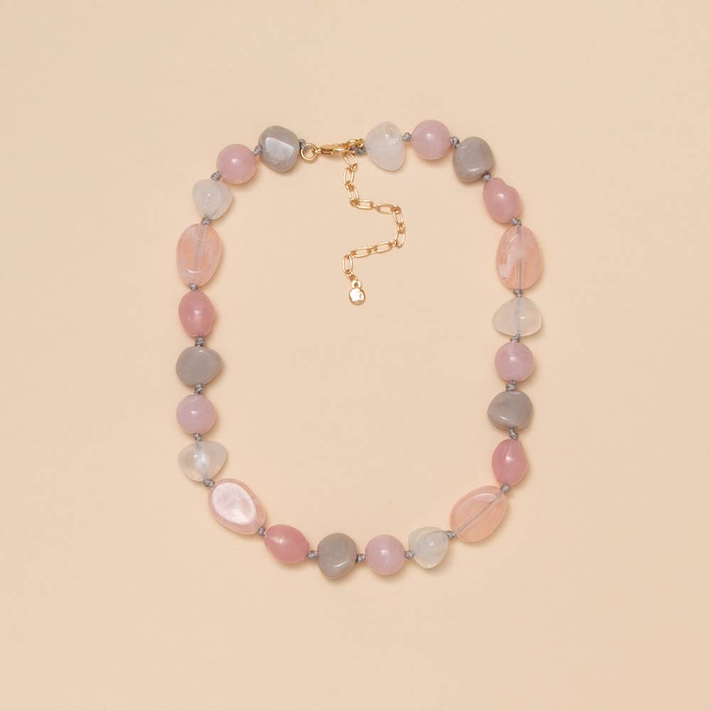 Multi Colored Stone Necklace - The Girl on Ivy