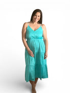 Bellamy Button Up Tiered Maxi Dress - The Girl on Ivy