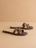 The Everlee Leopard H-Strap Sandal - The Girl on Ivy