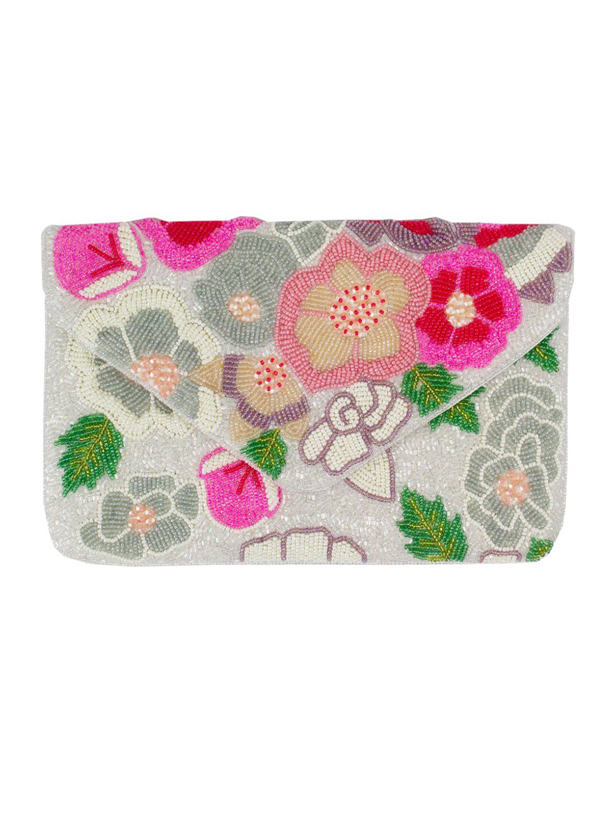 PASTEL ROSES FLORAL Clutch - The Girl on Ivy