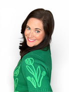 Winsley Floral Embroidered Sweater Top - The Girl on Ivy