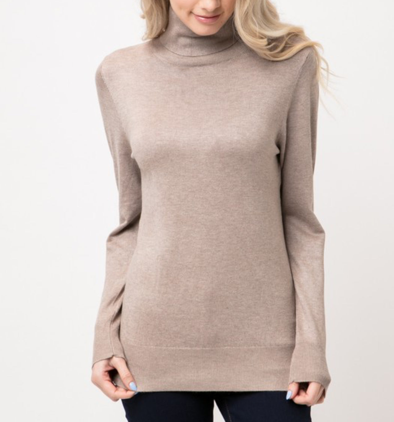 Cecelia Turtleneck Sweater (4 Color Options) - The Girl on Ivy