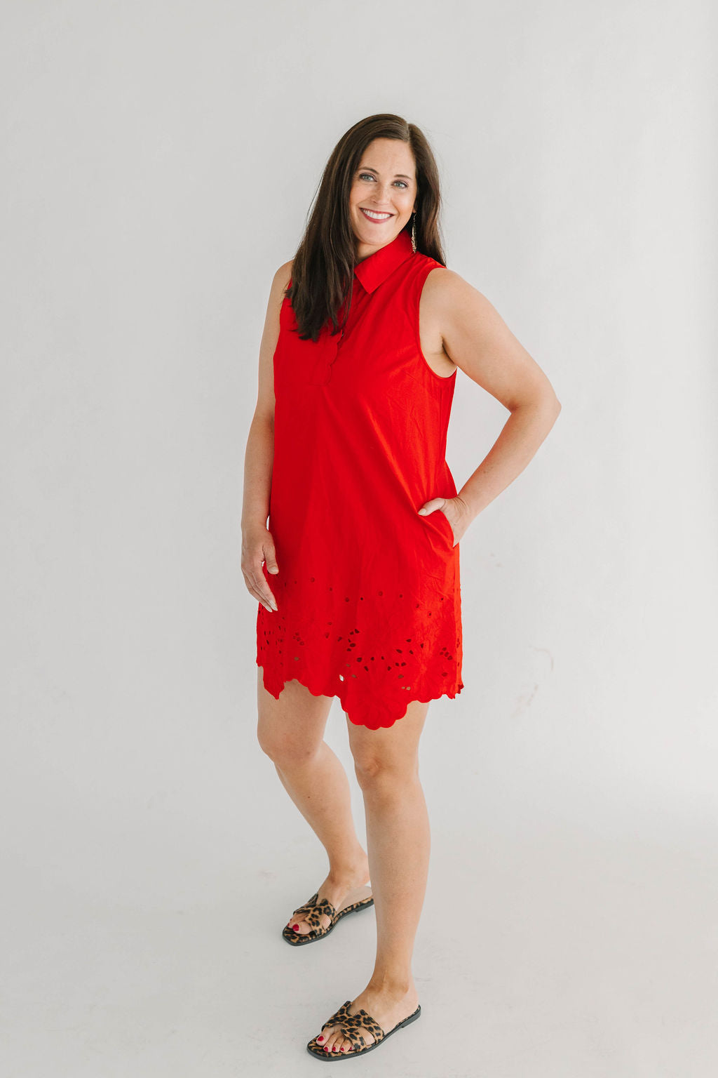 Solid sleeveless mini dress (2 color options) - The Girl on Ivy