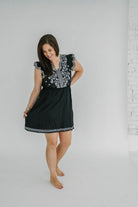 Chanel THML Embroidered Dress W/ Scalloped Neckline - The Girl on Ivy
