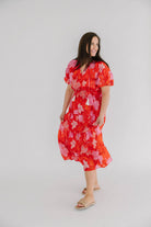 Francis Floral Puff Sleeve Tiered Maxi Dress - The Girl on Ivy