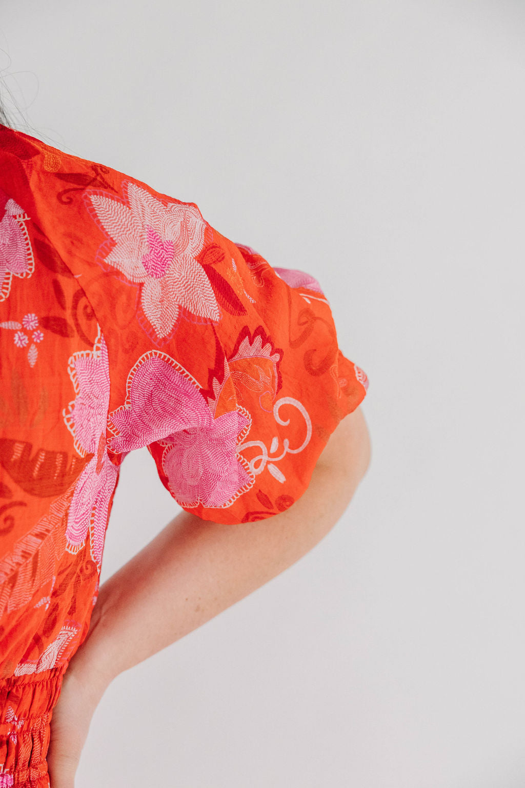 Francis Floral Puff Sleeve Tiered Maxi Dress - The Girl on Ivy