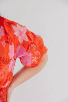 Francis Floral Puff Sleeve Tiered Maxi Dress - The Girl on Ivy