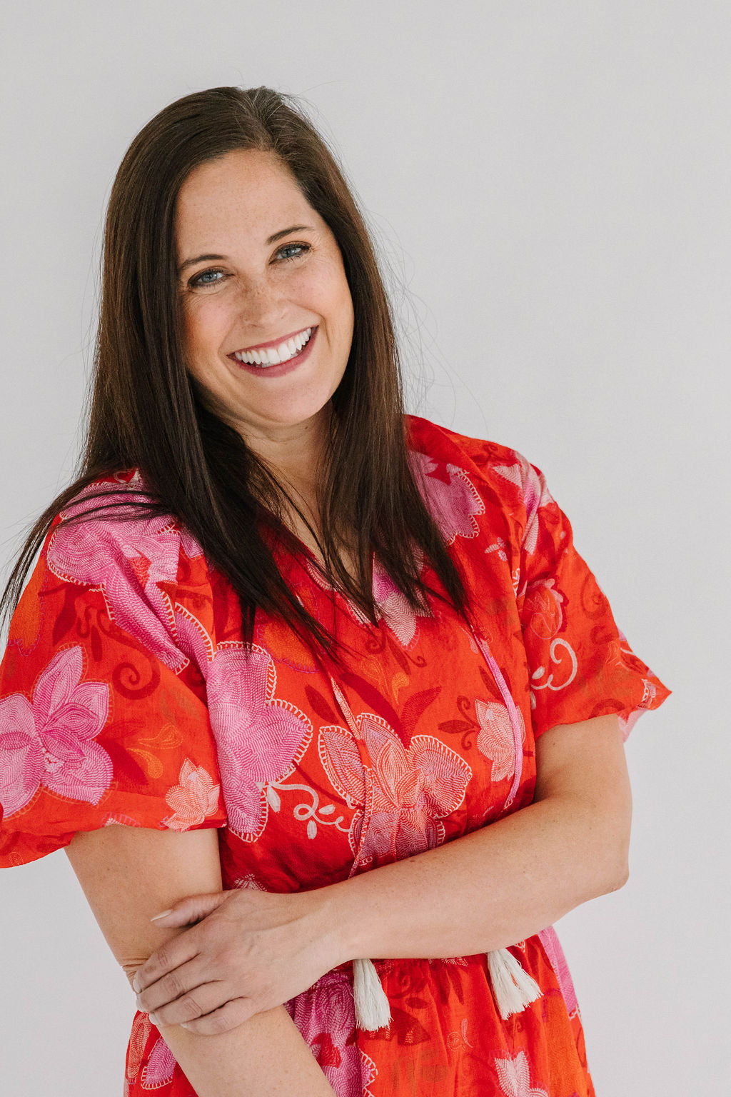 Francis Floral Puff Sleeve Tiered Maxi Dress - The Girl on Ivy