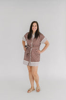 Vivian Short Sleeve Polka Dot Dress - The Girl on Ivy