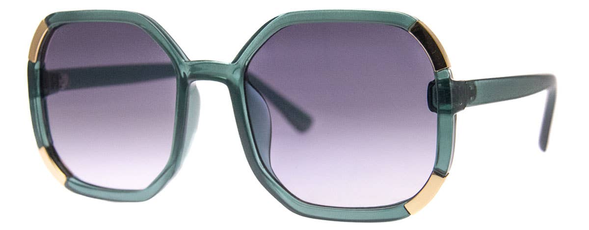 Chandelier - Sunglasses (Teal) - The Girl on Ivy