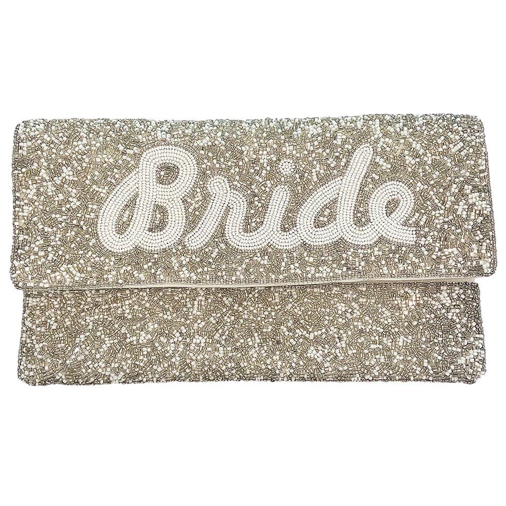 Bride's Handmade Beaded Clutch Bag - The Girl on Ivy