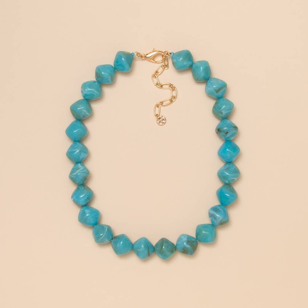 Beaded Stone Necklace - The Girl on Ivy