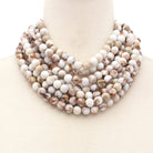 CHUNKY BEADED LAYERED MAGNETIC NECKLACE - The Girl on Ivy