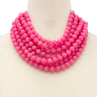 CHUNKY BEADED LAYERED MAGNETIC NECKLACE - The Girl on Ivy
