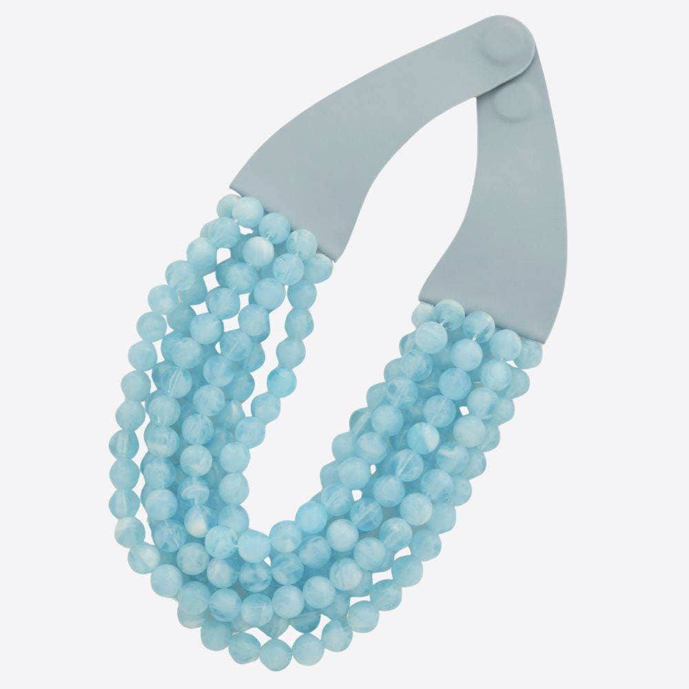 CHUNKY BEADED LAYERED MAGNETIC NECKLACE - The Girl on Ivy