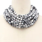 CHUNKY BEADED LAYERED MAGNETIC NECKLACE - The Girl on Ivy