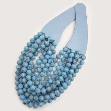 CHUNKY BEADED LAYERED MAGNETIC NECKLACE - The Girl on Ivy