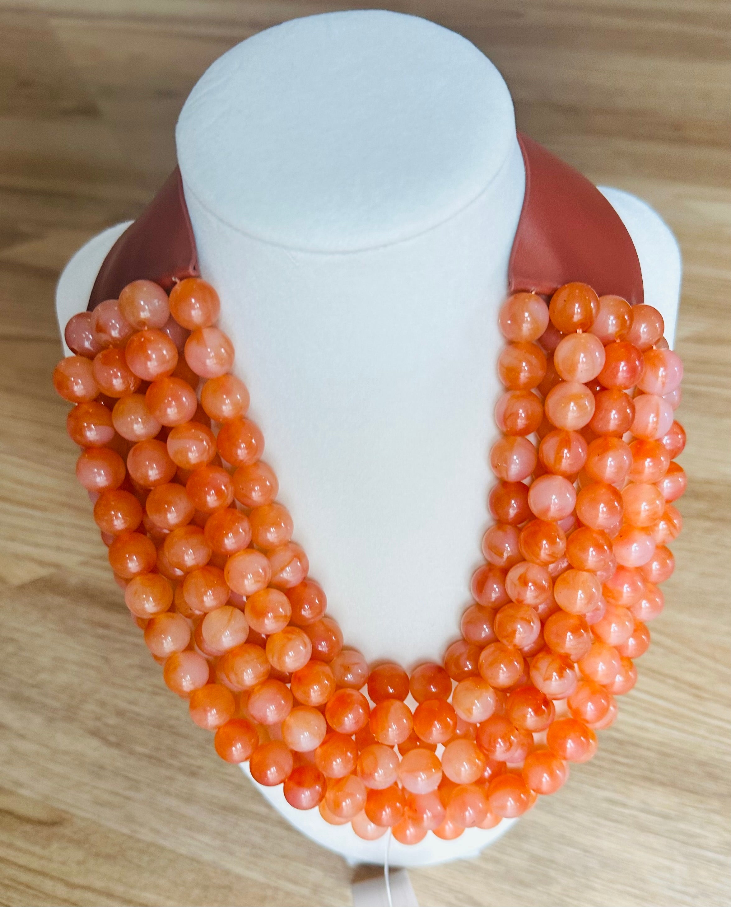 CHUNKY BEADED LAYERED MAGNETIC NECKLACE - The Girl on Ivy