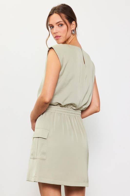 Muscle Utility Mini Dress - The Girl on Ivy